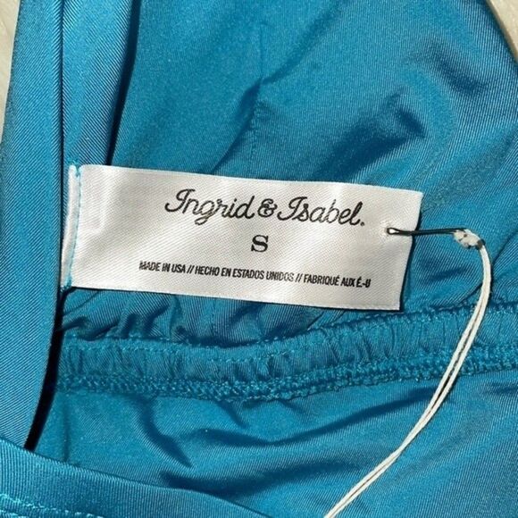 Ingrid & Isabel Womens Size Small Tankini Top Peacock - Picture 7 of 8